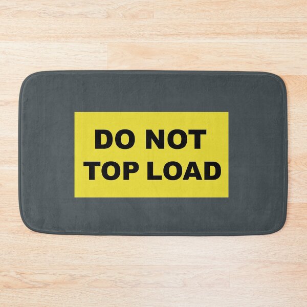 Item preview, DO NOT TOP LOAD sign design designed and sold by lobodelnoir.