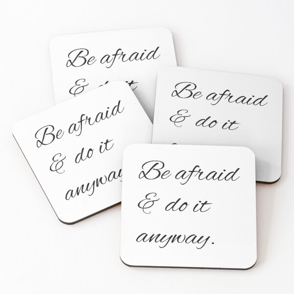 Item preview, Be afraid & do it anyway. designed and sold by printheavenart.
