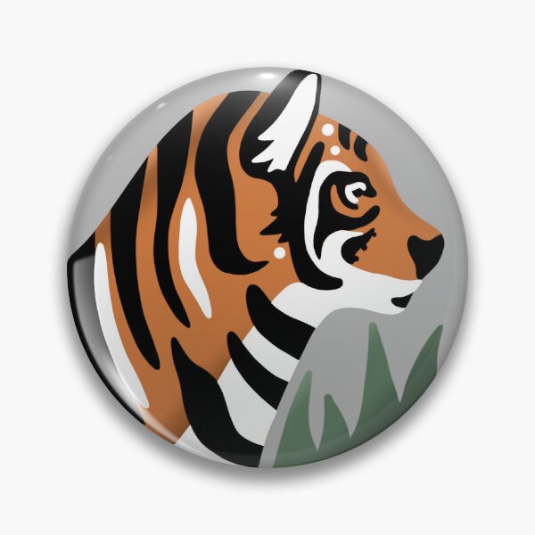 Item preview, Bengals Tiger in the Jungle Orange and Black designed and sold by Ashleylcoop.