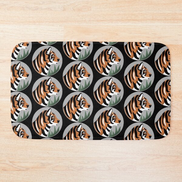 Item preview, Bengals Tiger in the Jungle Orange and Black designed and sold by Ashleylcoop.