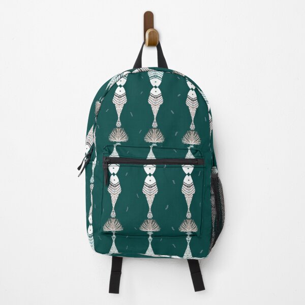 Item preview, Fish and corals rich black green stripes designed and sold by DreamKaracters.