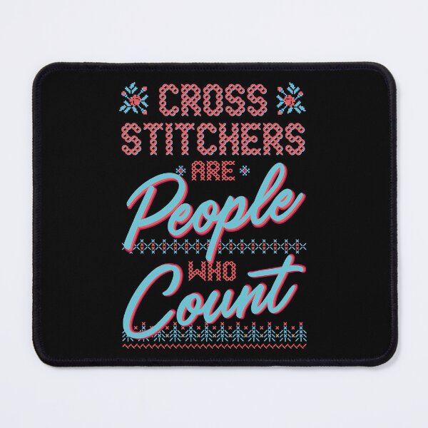 Item preview, Gift Idea Cross Stitchers Are People Who Count Cross Stitch Needlepoint Vintage Retro designed and sold by Frazier935.