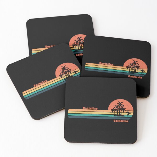 Item preview, California Surfing Encinitas Vintage Grunge Texture Sunset designed and sold by RaybenMedia.