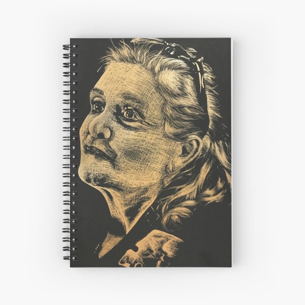 Item preview, Scratchboard Carrie Fisher designed and sold by Aliyah Jones.