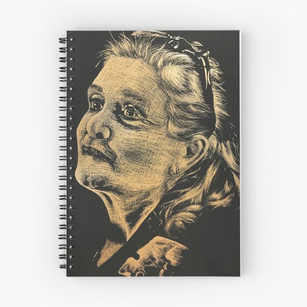 Item preview, Scratchboard Carrie Fisher designed and sold by Aliyah Jones.