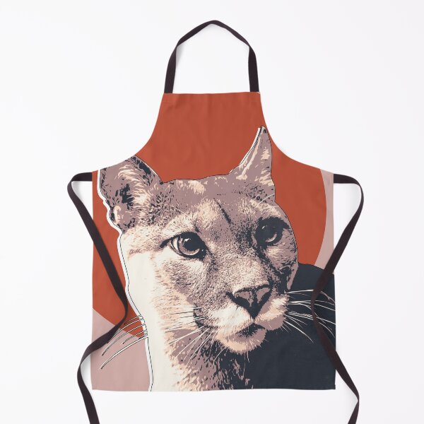 Item preview, Textured Cougar Retro Art designed and sold by boholoc0.