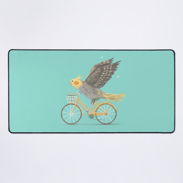 Item preview, Cockatiel on a Bicycle  designed and sold by SophieCorrigan.