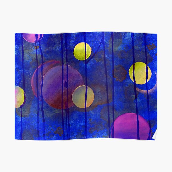 blue sphere Poster