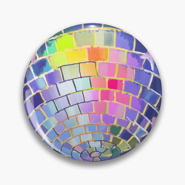 Item preview, 70s Funky Rainbow Disco Ball with Retro Sparkles designed and sold by Ashleylcoop.