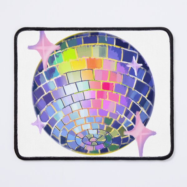 Item preview, 70s Funky Rainbow Disco Ball with Retro Sparkles designed and sold by Ashleylcoop.