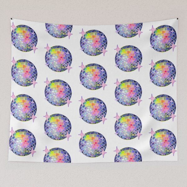 Item preview, 70s Funky Rainbow Disco Ball with Retro Sparkles designed and sold by Ashleylcoop.