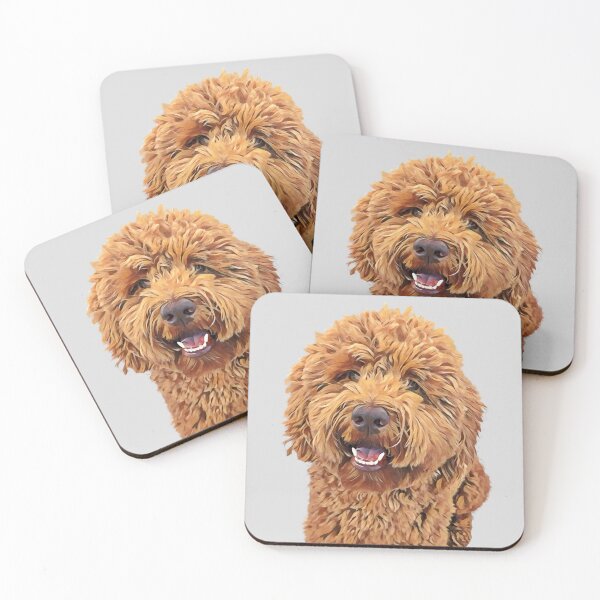 Item preview, Red Goldendoodle designed and sold by MameDesign.