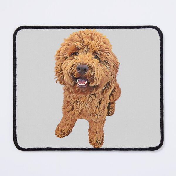 Item preview, Red Goldendoodle designed and sold by MameDesign.