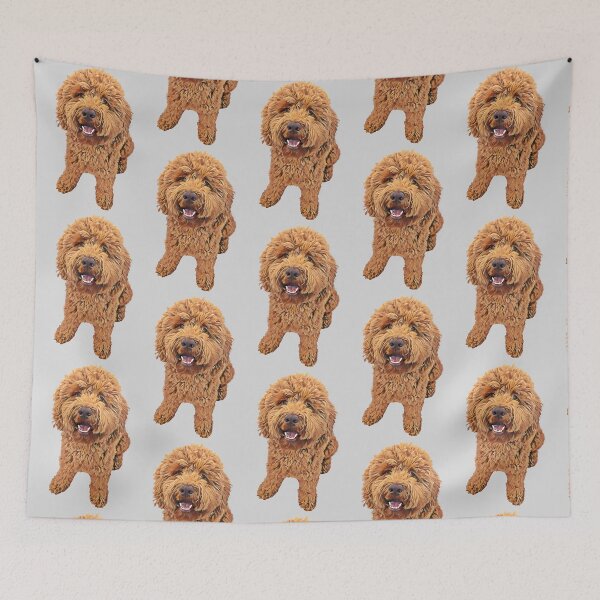 Item preview, Red Goldendoodle designed and sold by MameDesign.
