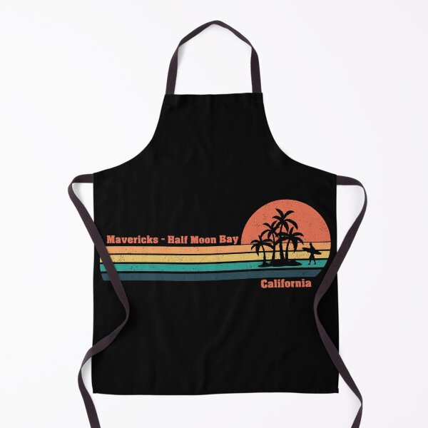 Item preview, California Surfing Mavericks Half Moon Vintage Grunge Texture Sunset designed and sold by RaybenMedia.