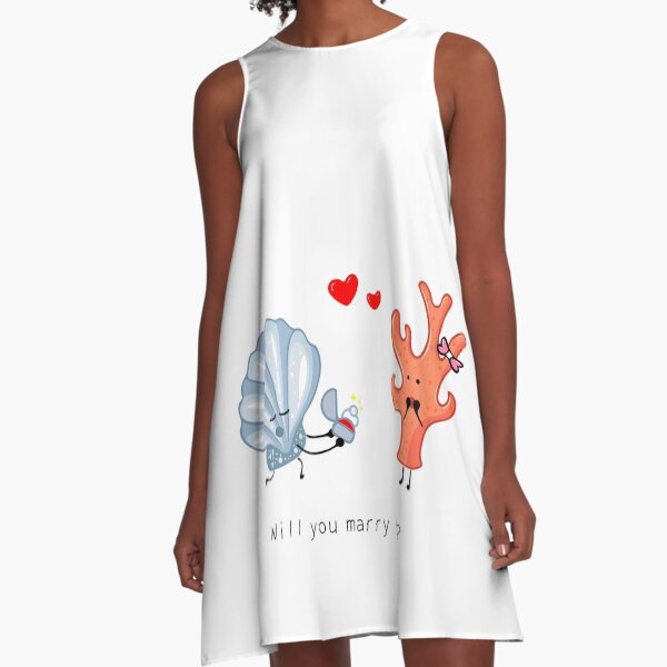 will you marry me A-Line Dress