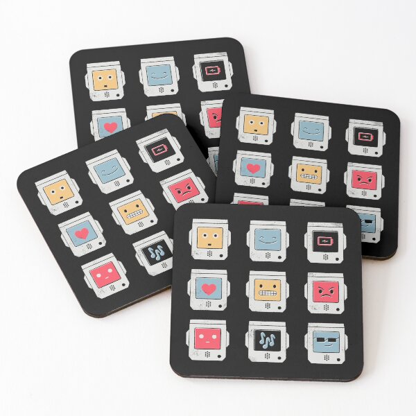 Item preview, robotic emoji designed and sold by Paula García T-Shirts.