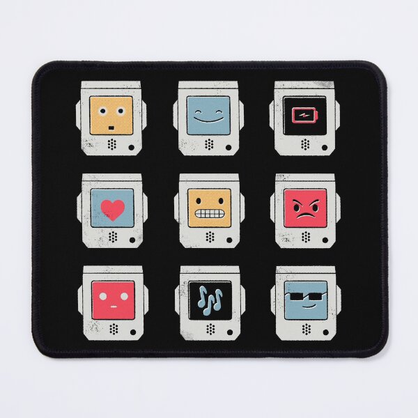 Item preview, robotic emoji designed and sold by Paula García T-Shirts.