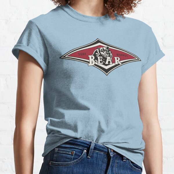 Vintage Surfing Bear Big Wednesday cult Surfboard surf logo diamond retro T shirt  Classic T-Shirt