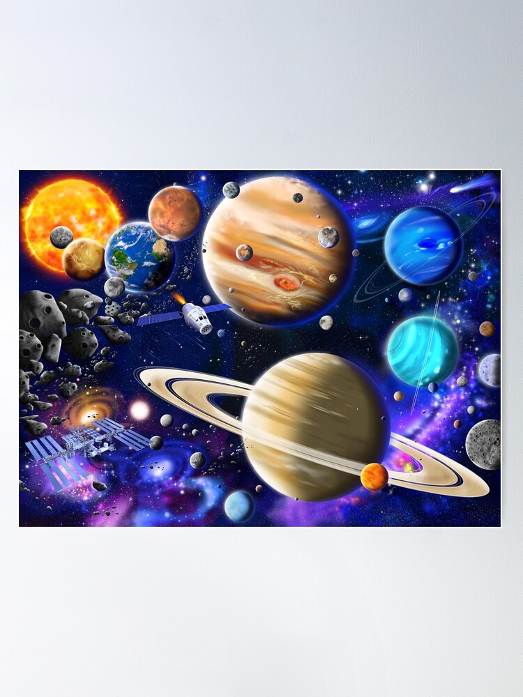 新品 5th Anniversary Album Painted Planets Amazon.com: The Unknown Planet Painting Galaxy Space Art