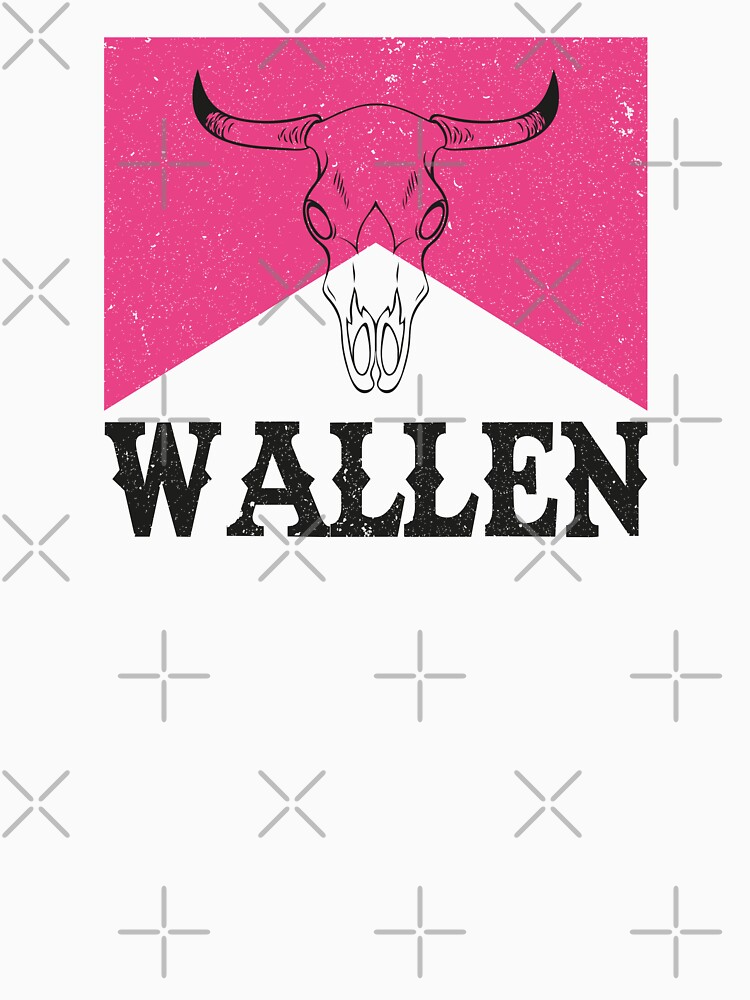 Floral Wallen Bull Skull Shirt Cute Morgan Wallen Shirt - Happy Place for  Music Lovers