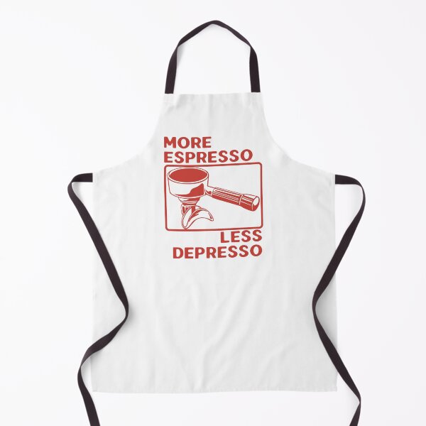 Item preview, More Espresso Less Depresso, Espresso Machine, Portafilter, Red designed and sold by anghelapparel.