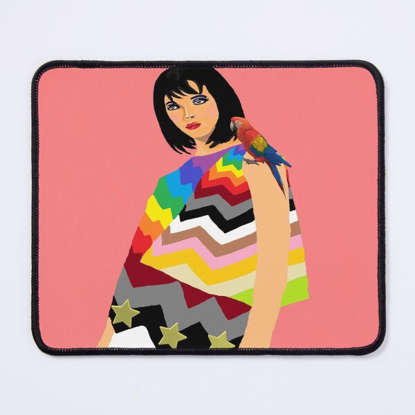 Item preview, Rainbow Star Colorful Parrot Fashion Lady designed and sold by Dolieart.