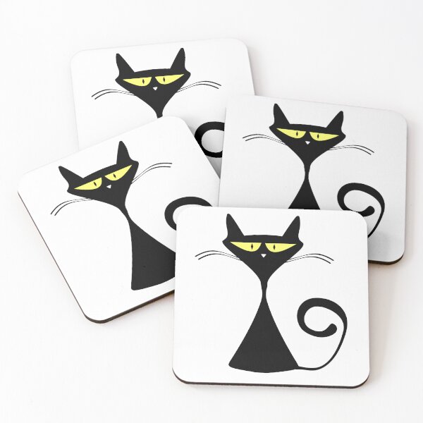 Item preview, Silhouette Cat Active T - Shirt & stickers  designed and sold by Clothesaccess.