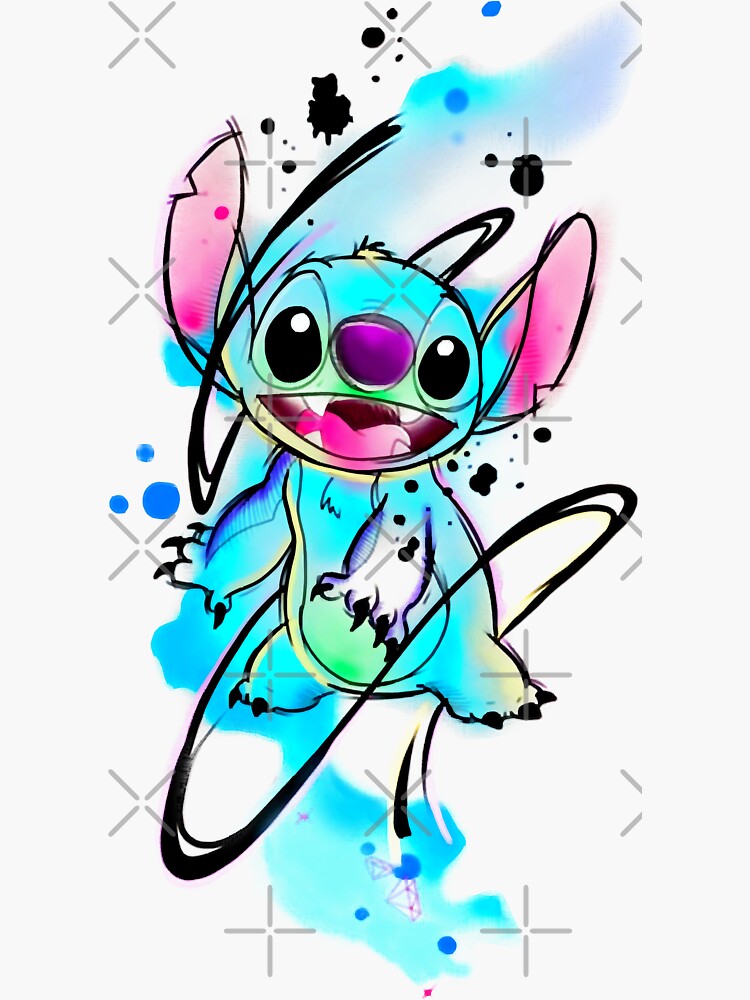 josephmele:stitch-tattoo-tattoos-color-disney-lilo-and-stitch