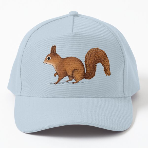 Fun and Cute Squirrel Bucket Hat, Brown Bucket Hat