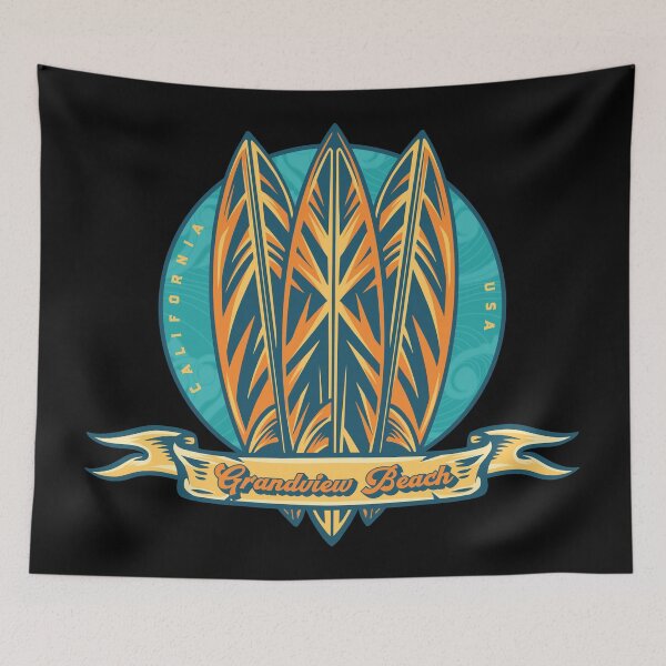 Item preview, Grandview Beach Surf Banner designed and sold by LanikaiBeach.