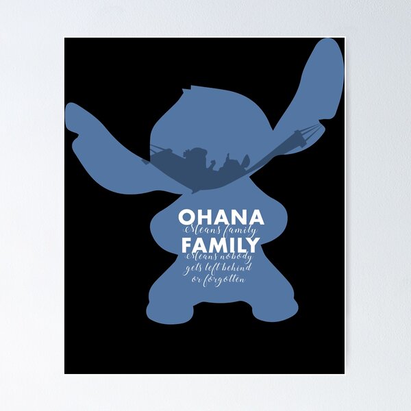 Ohana Means Family Posters for Sale | Redbubble