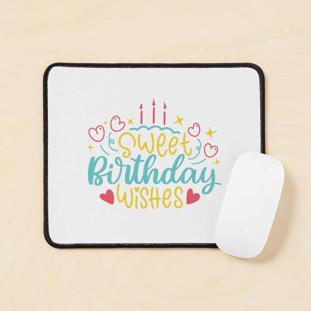 Simple Birthday Wishes (gifts for birthday) Art Board Print for Sale by  CatifyMeowz