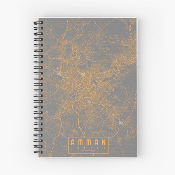 Item preview, Amman City Map of Jordan - Bauhaus designed and sold by deMAP.