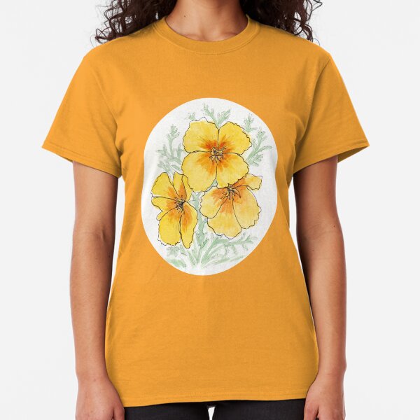 California Poppy Classic T-Shirt