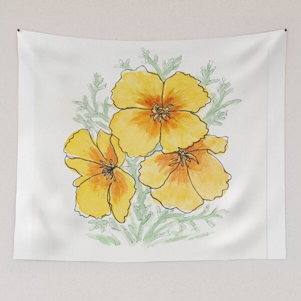 Item preview, California Poppy designed and sold by ShinyPennyArt.