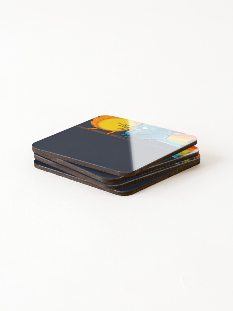 Thumbnail 4 of 5, Coasters (Set of 4), SunAttack! designed and sold by Raffiti.