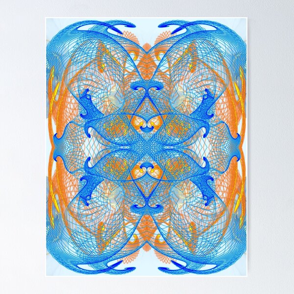 Item preview, Spirals In Blue designed and sold by LoneAngel.
