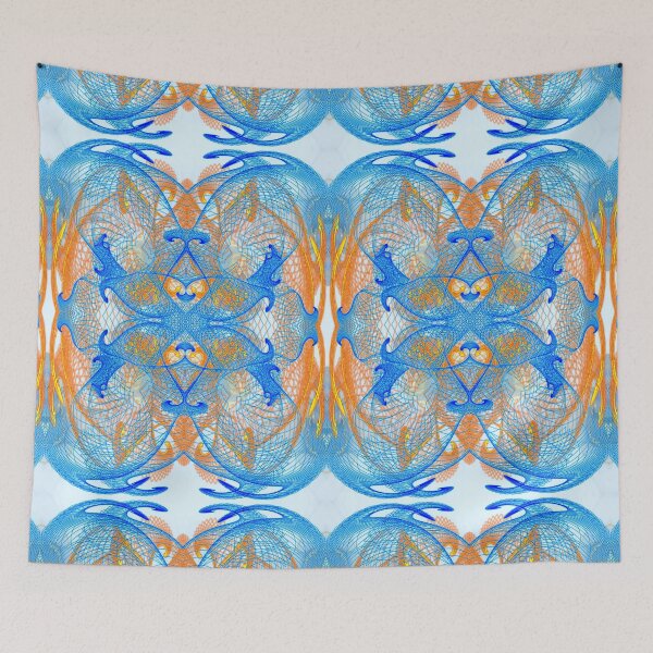 Item preview, Spirals In Blue designed and sold by LoneAngel.