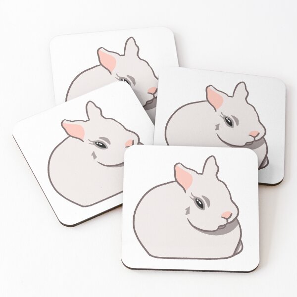 Item preview, Round bunnie designed and sold by amphibiansticks.