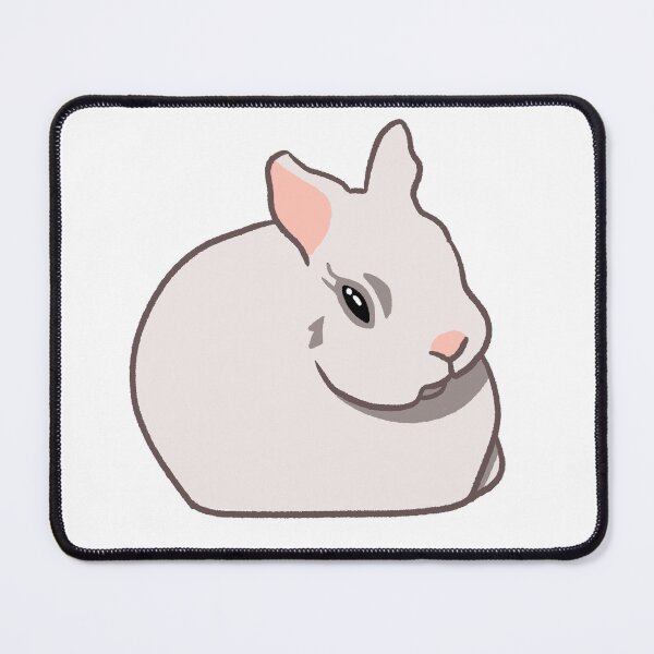 Item preview, Round bunnie designed and sold by amphibiansticks.