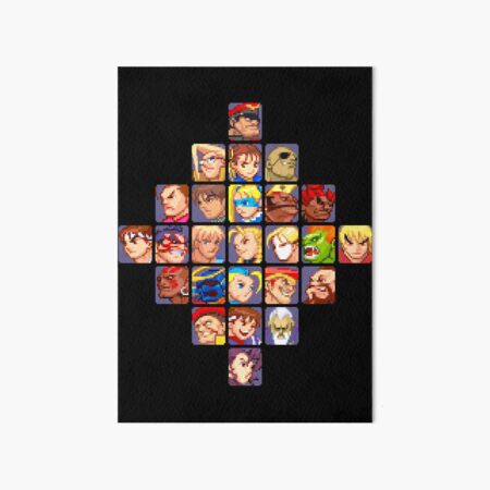 street fighter alpha Art Board Print by watolo