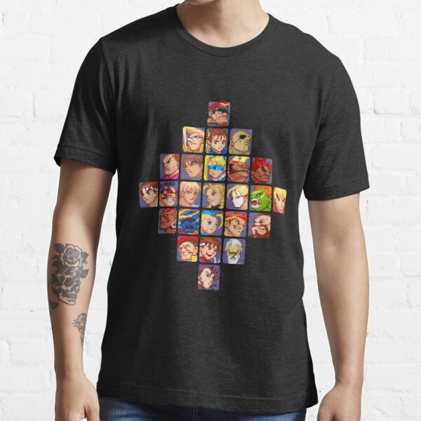 Street Fighter Akuma Character Mens Black Graphic Tee : Target