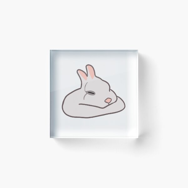 Item preview, Flat bunnie designed and sold by amphibiansticks.