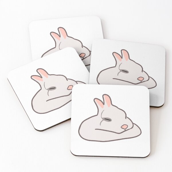 Item preview, Flat bunnie designed and sold by amphibiansticks.