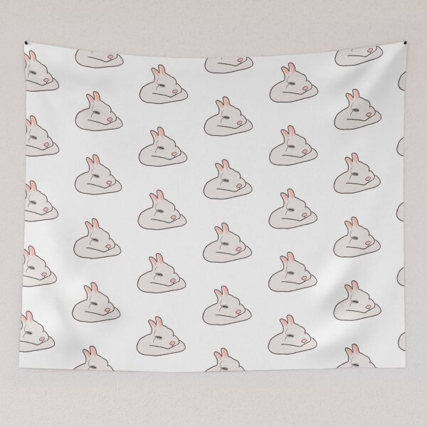 Item preview, Flat bunnie designed and sold by amphibiansticks.