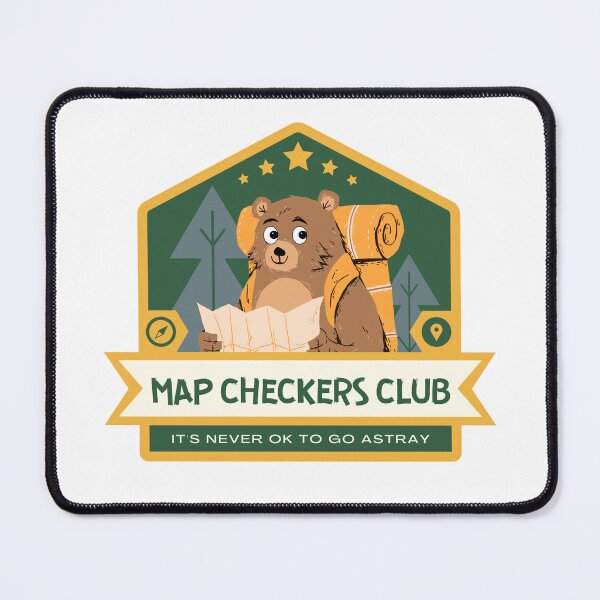 Item preview, Outdoor Activity Map and Navigation Orienteering Bear designed and sold by maikamess.