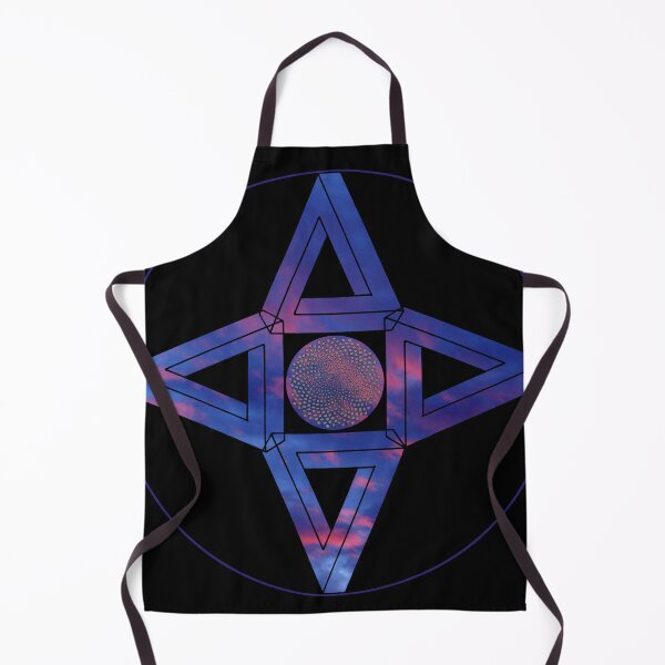 Item preview, Dark Red Blue Sky Triangle Me Impressed Star&CircleVisions designed and sold by createVisions.
