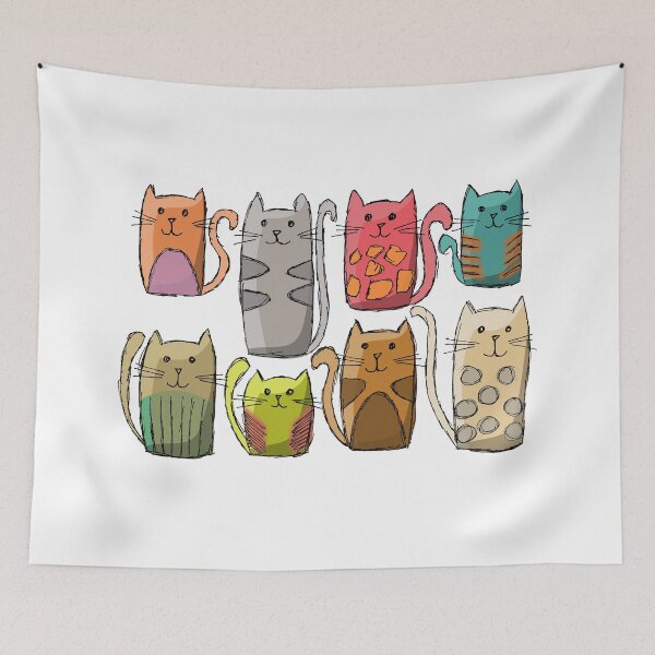 Item preview, cute and funny colorful kittens designed and sold by 20 Bucks.