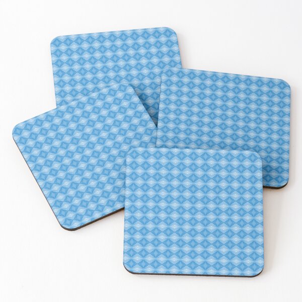 Item preview, Paleo Check Blue Repeat 5748 designed and sold by Art in My Loft.